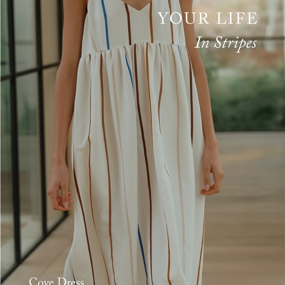 Jenni Kayne Cove Dress // Multi Stripe // XS & XXS - Picture 2 of 9